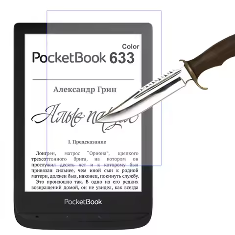 Glass For PocketBook 633 6 inch Tempered glass Film screen display Protector For PocketBook 633 Colo