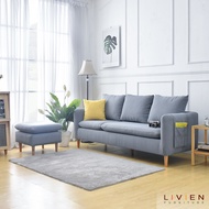 Sofa L LIVIEN Sofa Ruang Tamu Sofa Minimalis Sofa 3 Seater Sofa Dendy - Livien Furniture Sofabed Sofa Retro