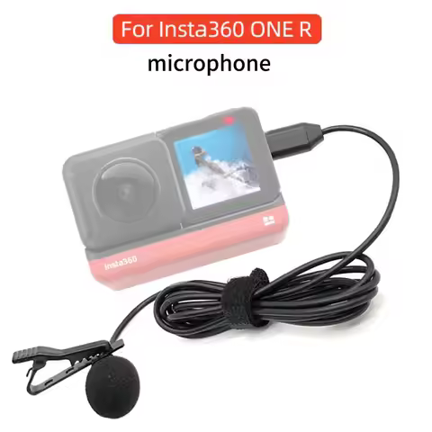 TUYU Type-C Lavalier microphone no need mic adapter For Insta360 one R one Rs camera Accessories hi-