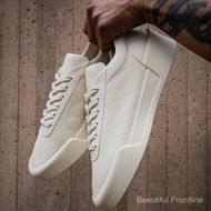 FOG FEAR Men's Shoes Niche Design White Shoes Men's Trendy Sports Casual Leather Sneakers Couple Sho