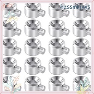 20pcs Crimp Beads for Jewelry Making, Silver Spacer Beads Metal Bead Plug Crimp Pendant for Bracelet