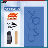 JBA Yoga Mat For Double Thick 15mm Extra Large TPE Anti Slip With Carrier Bag Durable Waterproof Pre
