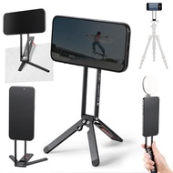 K&F CONCEPT Magnetic Phone Tripod Stand for iPhone, 23N Strong Magnetic Mini Tripod Aluminium Alloy 