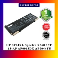 HP SP04XL Spectre X360 13T 13-AP AP0013DX AP0044TU 13T-AP0XXX HSTNN-IB8R OB1B TPN-Q185 Q203 Q204 BAT