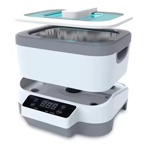 Vegetable Cleaner 220V JP-1200 Digital Ultrasonic Cleaner Baskets Jewelery Watches Dental 1.2L 35W 7