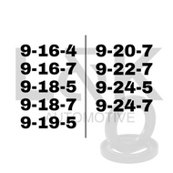 NBR OIL SEALS / DOUBLE LIPS WITH SPRING / TC TYPE / ID-9MM / 9X16X4 / 9X16X7 / 9X18X5 / 9X18X7 / 9X1