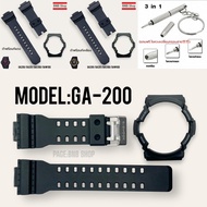 (Free Screwdriver️)G-Shock Watch Strap Model GA-200 GAS-100 GAW-100 1
