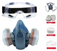 Gas Mask Spray Paint Decoration Anti-dust 7502 Half Mask Formaldehyde Pesticide Silicone Gas Mask Pr