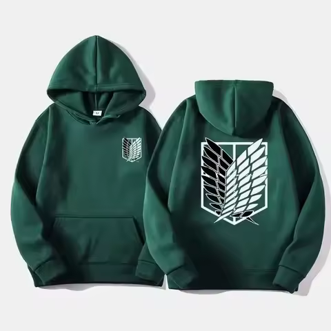 Attack on Titan Men's Hoodie Anime Hoodie Men's and Women's Street Wear Hoodie Harajuku Shingeki No 