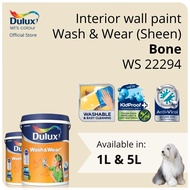 Dulux Interior Wall Paint - Bone (WS 22294)  - 1L / 5L