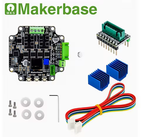 Makerbase MKS SERVO57C 57 closed loop stepper motor driver FOC ultra-quiet RS485 USB to 485 module C