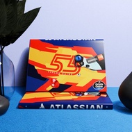 Williams F1 Fleet Sains Helmet Faux Leather Handbook High-End Office Stationery Notepad a5 Exquisite