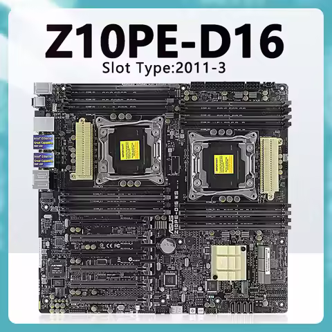 z10pe-D16 For Server motherboard Socket LGA2011 V3 V4 DDR4 2699V3 2680V4 2690V4 2698V4 2699V4 For z1