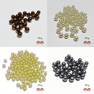 Manik Bola Bulat Mutiara 8mm (10Pcs)