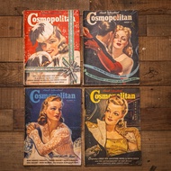 1940-49's COSMOPOLITAN American Antique Kemeng Bodan Old Magazine Retro Book Object Decoration Photo