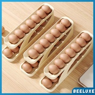 BeeLuxe 2 Tier Eggs Dispenser Auto Rolling Egg Tray Refrigerator Egg Storage Rack