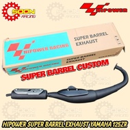 HIPOWER 125Z SUPER BARREL EXHAUST YAMAHA Y125ZR 125Z 125ZR