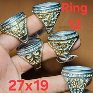SIZE 12 TITANIUMRing 27X19