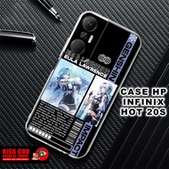 Case Infinix Hot 20S Terbaru genshin Casing Infinix Hot 20S softcase kesing Clearcase Bening tebal