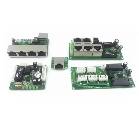ethernet switch circuit board for module 10/100mbps 5 port ethernet switch switch PCBA board OEM Mot