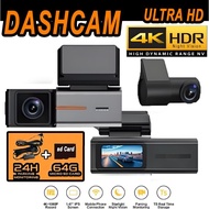 4K Dash Cam Front Rear | Wi-Fi | Night Vision | Dash cam | dashcam | dashcam car| dashcam kereta | c