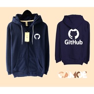 Github Logo Zipper Hoodie Jacket