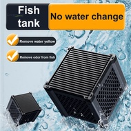 [LYL]Fish Tank Filter Box Water Purifier Cube Multi-mesh Hole Acticarbon Ultra Strong Filtration Great Absorption Aquarium Filter