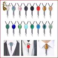 [kokiya] Stylish Cowgirl Bolo Tie Western Necktie Jewelry Shirt Neck Ties Oval Apparel Accessory for