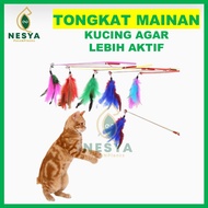 Cat Feather Stick Toy Cat Toys Cat Toy Stick