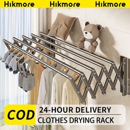 【Hikmah Home】3-5Bar 1.2M-2M Stainless Steel Clothes Drying Rack Retractable Clothes Hanger Wall Moun