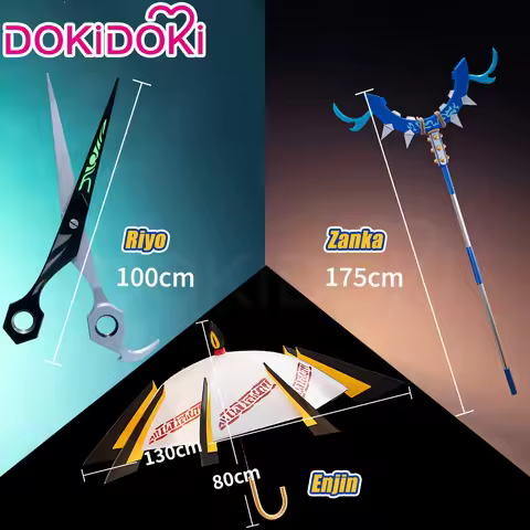 IN STOCK Zanka Enjin Riyo Tamsy Cosplay Props Anime Gachiakuta Cosplay DokiDoki 175cm Detachable Ass