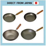 Hasemoto Pure Titanium Frying Pan / Stir-fry Pan "22cm" "24cm" "26cm" "28cm" "Lid Set" Wooden Handle