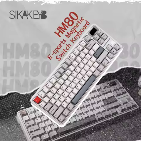 SIKAKEYB Castle HM80 82 Keys New Arrival E-Sports Magnetic Keyboard Gateron Magnetic Jade Pro Switch