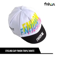 Cycling CAP FNHON TRIPLE WHITE LOGO
