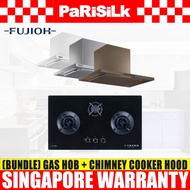 (Bundle) Fujioh FH-GS 5530 SVGL Gas Hob + FR-CL 1890 R Chimney Cooker Hood (900mm)