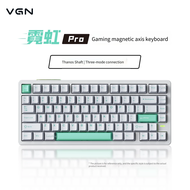 แป้นพิมพ์สวิตช์แม่เหล็ก VGN Neon 75แบบถอดเปลี่ยนได้ RGB 8K