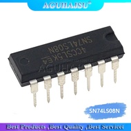 10PCS SN74LS08N DIP14 SN74LS08 DIP 74LS08N 74LS08 SN74LS08 HD74LS08P DIP 14 new and original IC