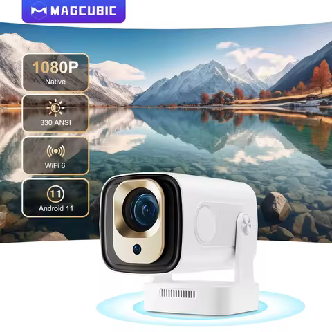 Magcubic HY310 Projector Auto Focus 4K Native 1080P 330ANSI Android11 5W Speaker Air Mouse Voice Ass