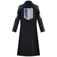 ผ่าพิภพไททัน แหลม Anime Attack on Titan Shingeki No Kyojin Eren Jacket Coat Legion Clothes Cosplay C