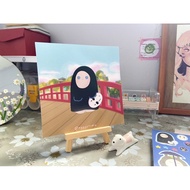 No Face Fuwa Fuwa Art Print 🧸