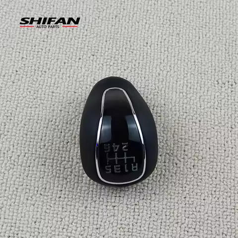 43711A2300D3B Manual Gear Shift Knob 6 Speed Lever Leather Handball For Kia Forte Forte5 1.6L 1.8L 2