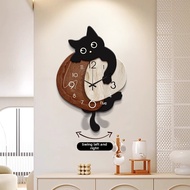 YIYUXUAN | Vintage Cat Swing Creative Wall Clock