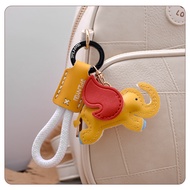 Alloy Angel Dumbo Bag Pendant Leather Cute Elephant Pendant