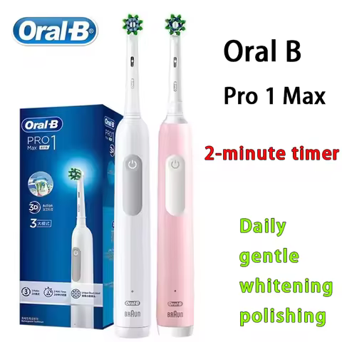 Oral B Electric Toothbrush Oral B Pro1 Max 3D Sonic Electric Toothbrush Teeth Whitening Precise Visi