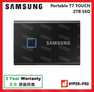 Samsung - Portable T7 TOUCH 2TB SSD 外置 固態 硬盤 - 黑色