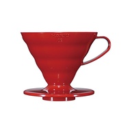 Hario V60 02 RED+Measuring Spoon 1-4 Cups Dripper VD-02R - V60P02R