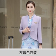 New Style Cheongsam Dress Uniform for Women Hotel Protocol Air Stewardess Hainan Airlines Front Desk