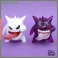 BEAUGREEN  Gengar Figure, 9cm PVC Gengar Action Figure, High Quality Sticking Tongue Out Transparent