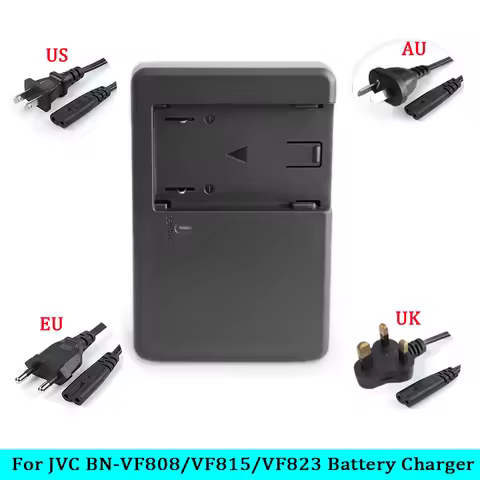 AA-VF8 AA-VF8AC Charger for JVC BN-VF808 VF815 VF818 BN-VF823 Battery GZ-D230,HD3,HD5,HD6,HD10,HD300