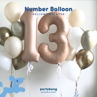 🇸🇬 [SG Seller Helium Inflated] 40inch Jumbo Foil Number  16th, 21st, 30th, 50th Birthday Balloon Par